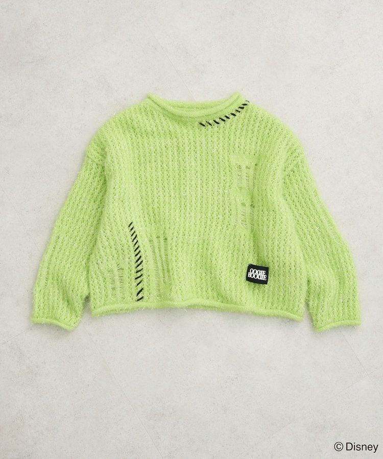 Green Parks「ナイトメア/ラメメッシュニットプルオーバー」|ニット・セーター|