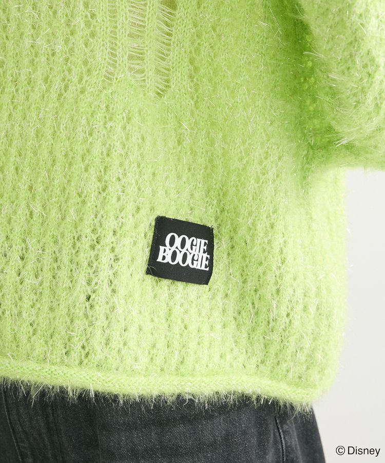 Green Parks「ナイトメア/ラメメッシュニットプルオーバー」|ニット・セーター|