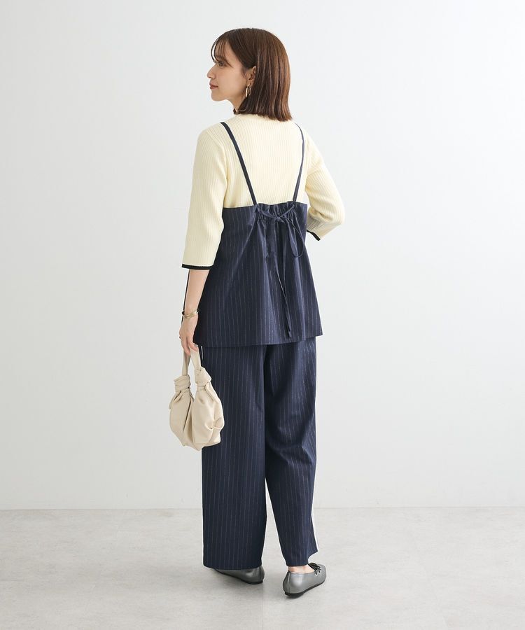 Green Parks「ラメピンストライプサイドラインパンツ」|その他|