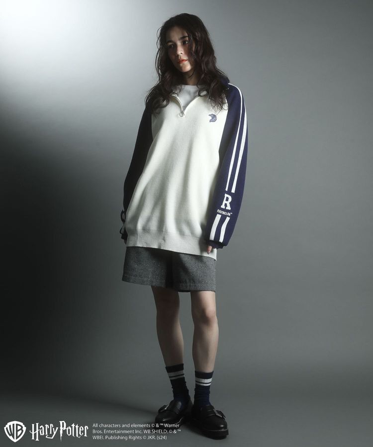 Green Parks「ハリー・ポッター/ライン入りハーフジップニット」|ニット・セーター|