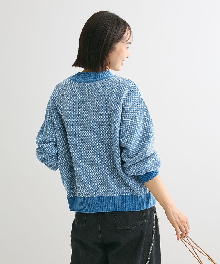 Green Parks「ベロアモールモックネックニットプルオーバー」|ニット・セーター|