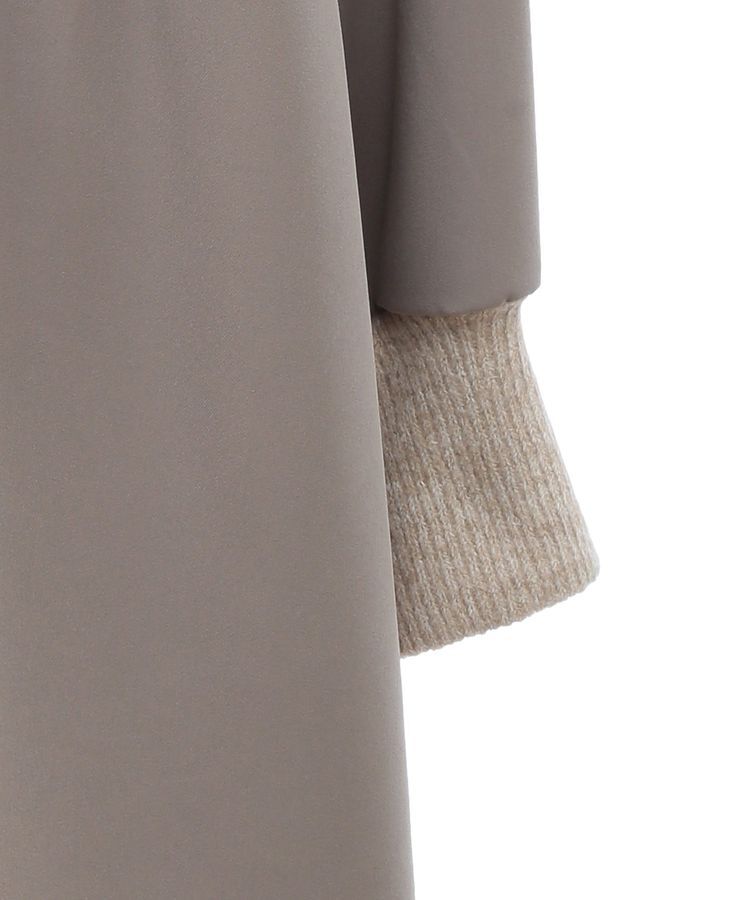 armonia「armonia.布帛切り替えニットミニワンピース」|ワンピース|