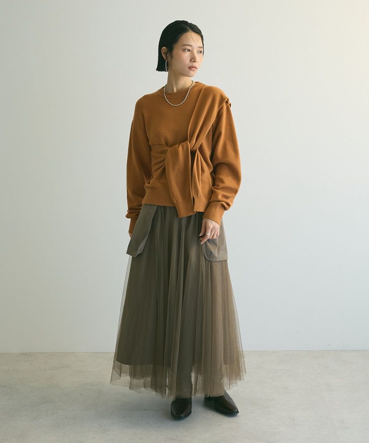 armonia「armonia.ツイストレイヤードプルオーバー」|ニット・セーター|