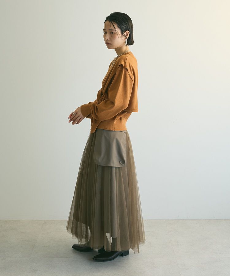 armonia「armonia.ツイストレイヤードプルオーバー」|ニット・セーター|