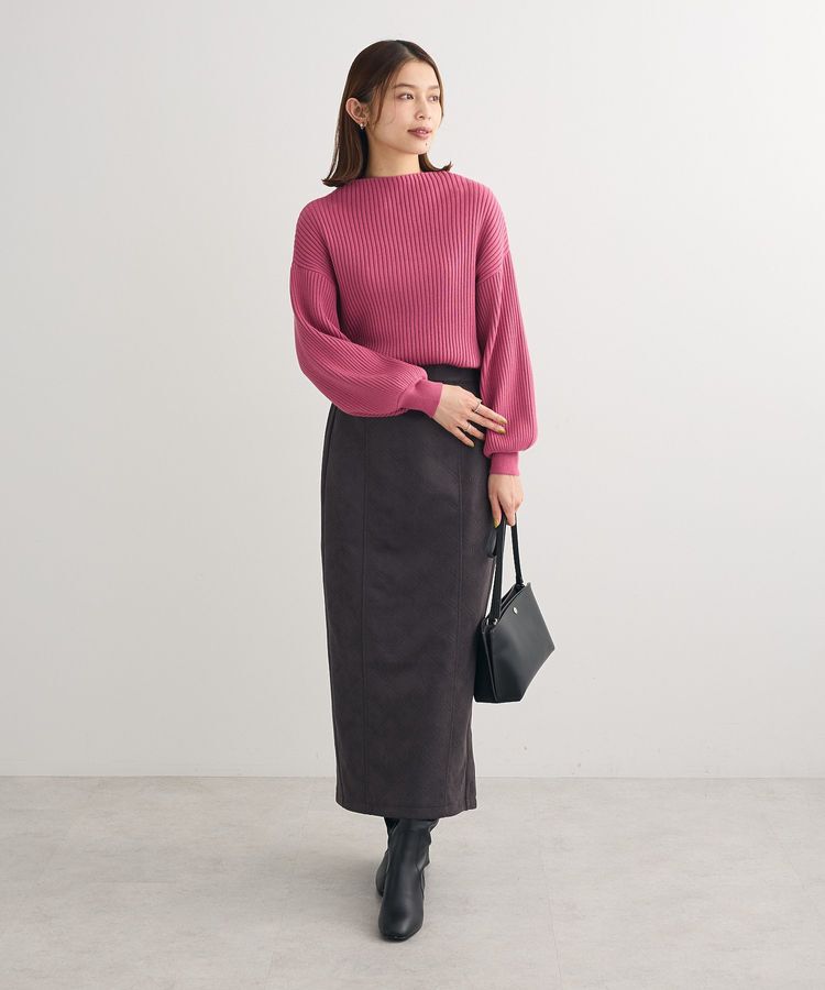 Green Parks「・ELENCARE DUE エンボスナロースカート」|タイト|