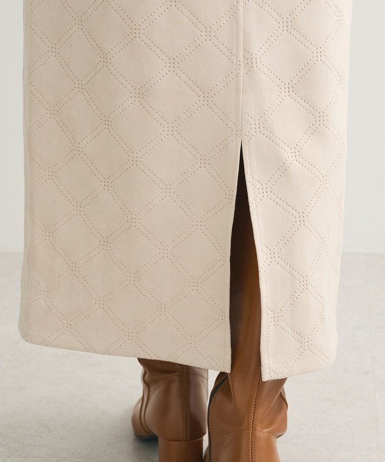 Green Parks「・ELENCARE DUE エンボスナロースカート」|タイト|