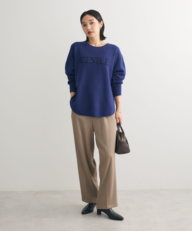 Green Parks「もちやわロゴニットプルオーバー」|ニット・セーター|