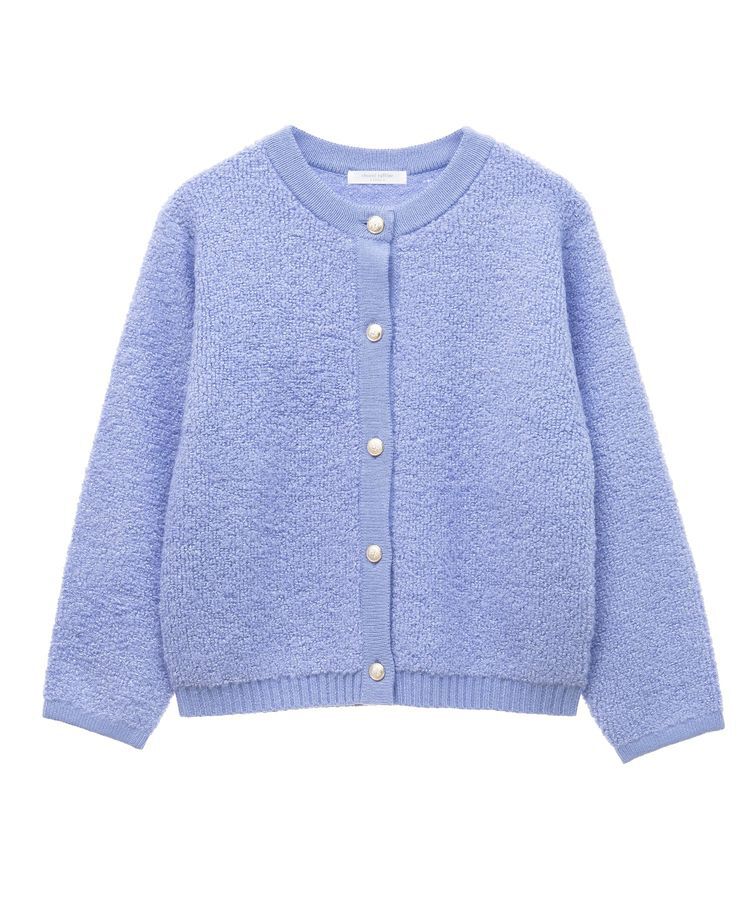 Green Parks「ループ編み金釦ニットカーディガン」|カーディガン|