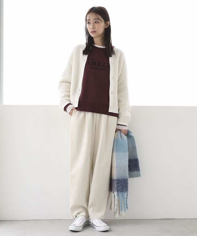 Green Parks「ループ編み金釦ニットカーディガン」|カーディガン|