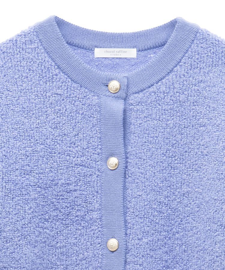 Green Parks「ループ編み金釦ニットカーディガン」|カーディガン|