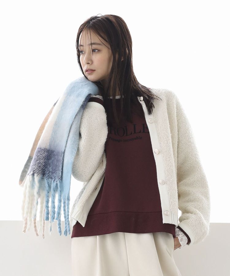 Green Parks「ループ編み金釦ニットカーディガン」|カーディガン|