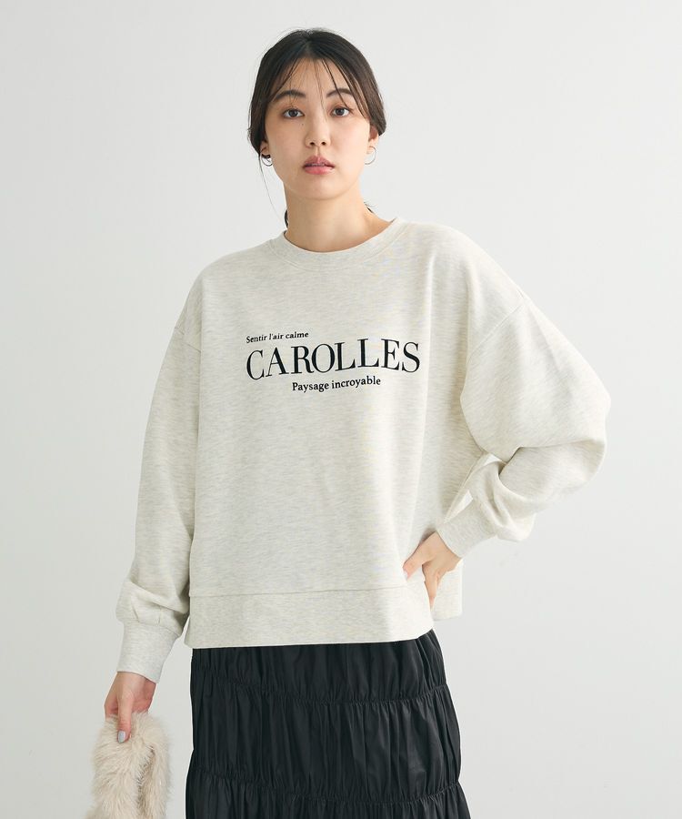 Green Parks「裏起毛フロッキーロゴプルオーバー」|スウェット・ジャージ|