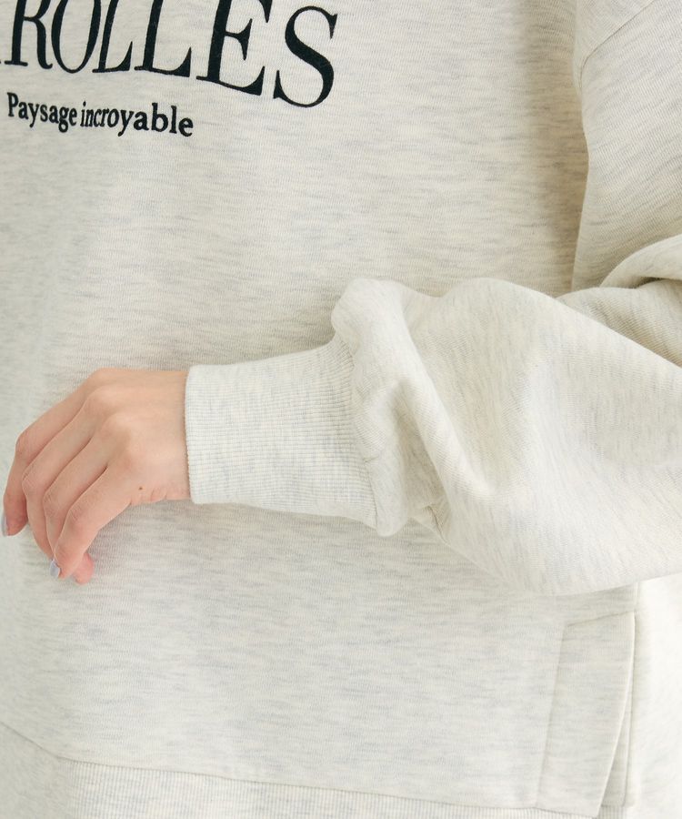 Green Parks「裏起毛フロッキーロゴプルオーバー」|スウェット・ジャージ|