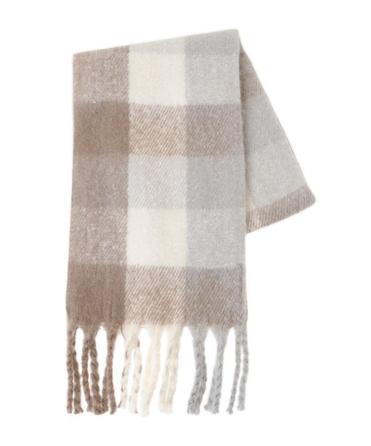 Green Parks「ボリュームチェックマフラー」|マフラー|