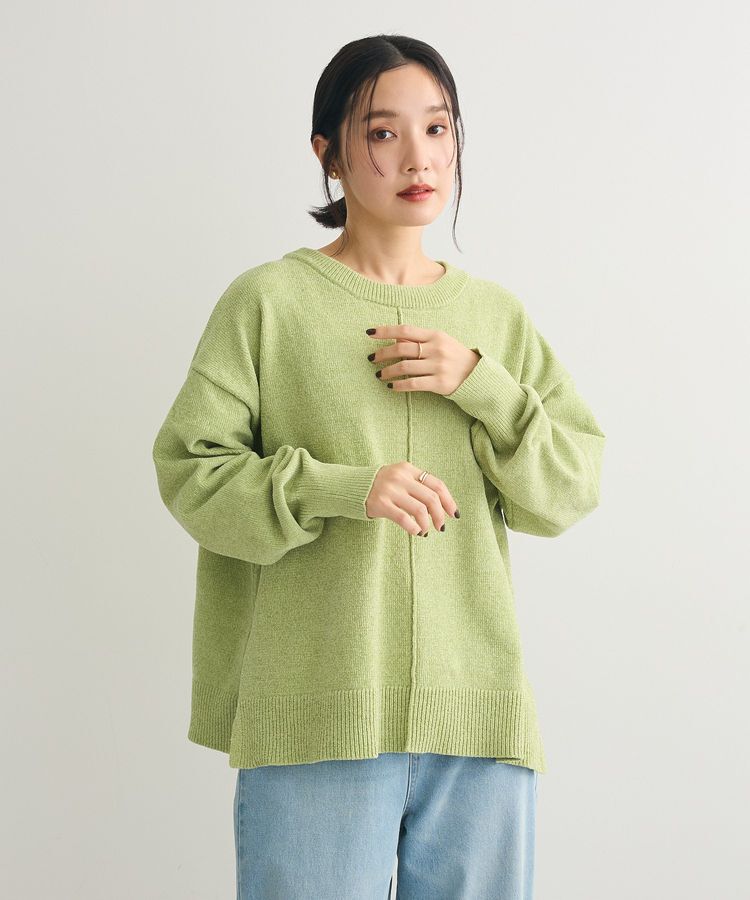Green Parks「ベロアモールリラックスサイズニットプルオーバー」|ニット・セーター|