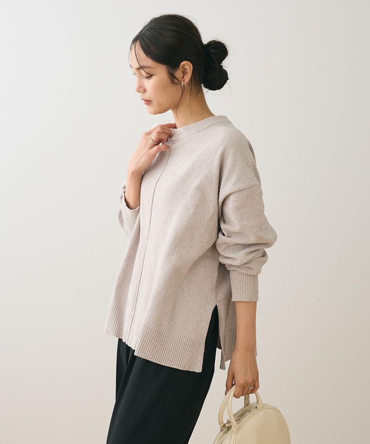 Green Parks「ベロアモールリラックスサイズニットプルオーバー」|ニット・セーター|