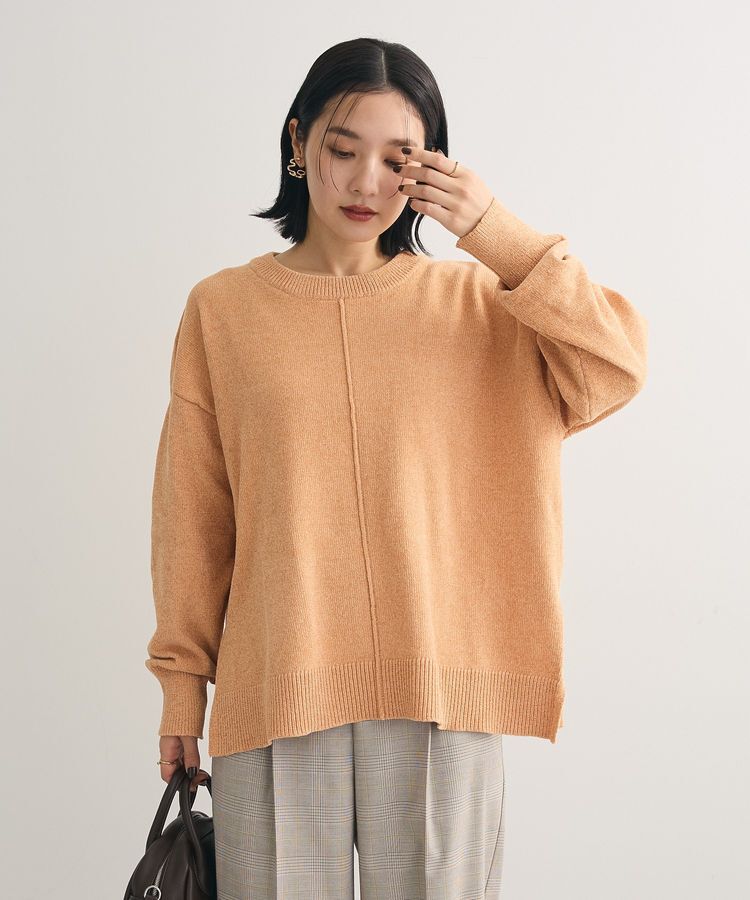 Green Parks「ベロアモールリラックスサイズニットプルオーバー」|ニット・セーター|