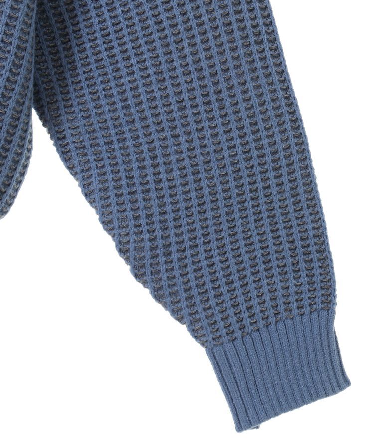 Green Parks「・ELENCARE DUE タック編バイカラーニット」|ニット・セーター|