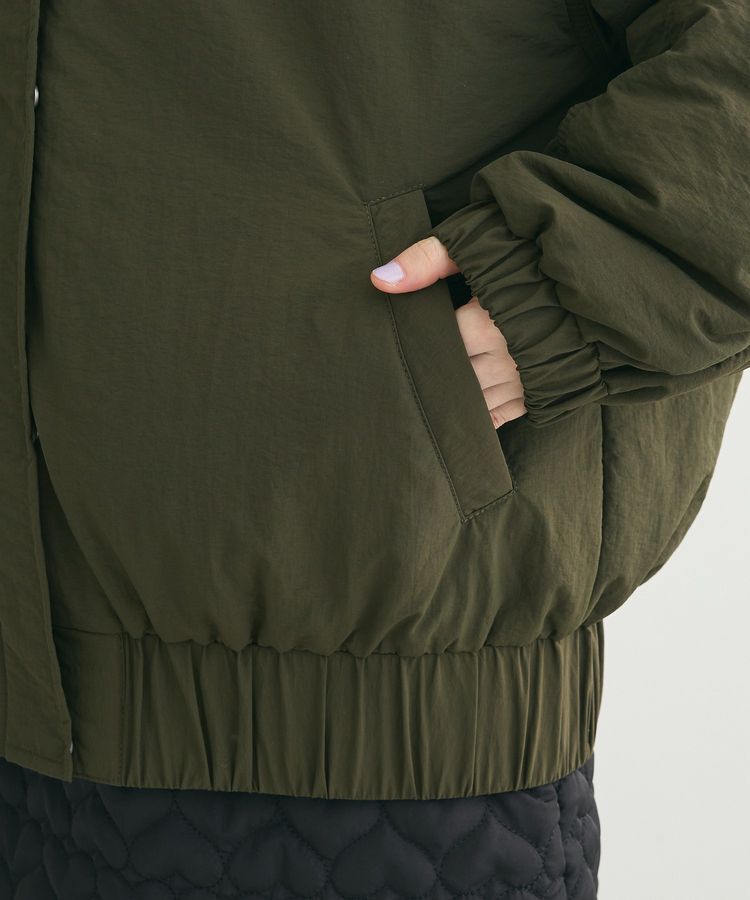 Green Parks「・ELENCARE DUE フェイクレザーエリブルゾン」|ブルゾン・スタジャン|