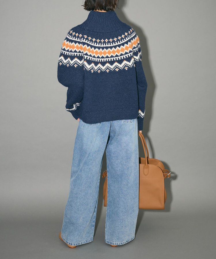 AnriettMusee「ノルディック柄ジャガード織ニット」|ニット・セーター|