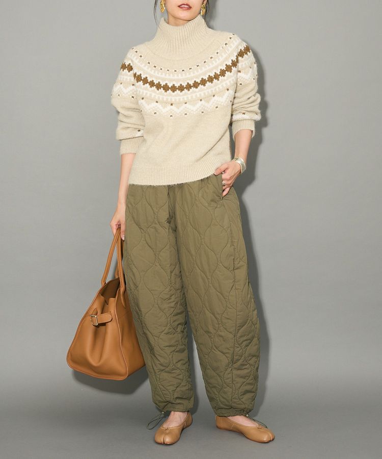 AnriettMusee「ノルディック柄ジャガード織ニット」|ニット・セーター|