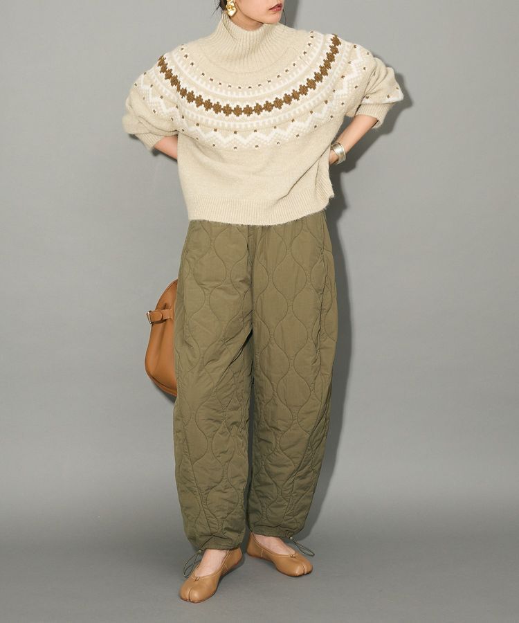 AnriettMusee「ノルディック柄ジャガード織ニット」|ニット・セーター|