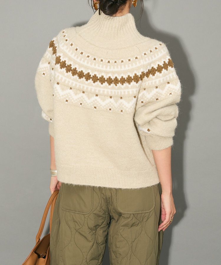 AnriettMusee「ノルディック柄ジャガード織ニット」|ニット・セーター|