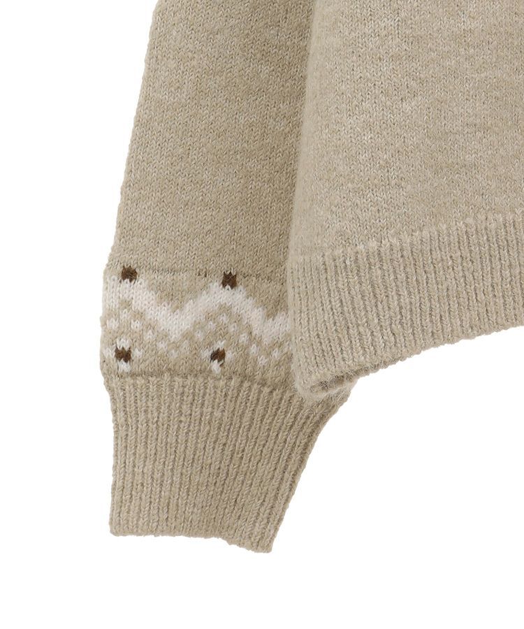 AnriettMusee「ノルディック柄ジャガード織ニット」|ニット・セーター|