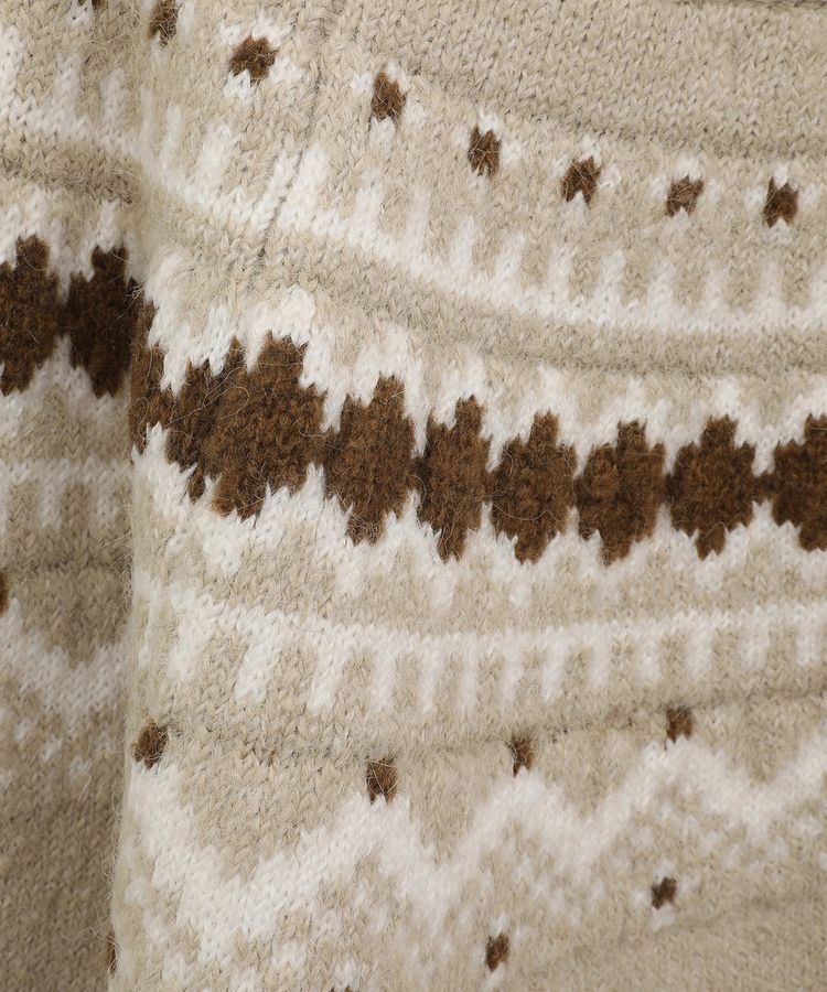 AnriettMusee「ノルディック柄ジャガード織ニット」|ニット・セーター|