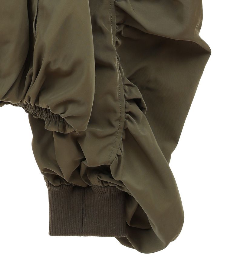 Green Parks「・SUGAR SPOON ボリュームギャザーMA-1」|ブルゾン・スタジャン|