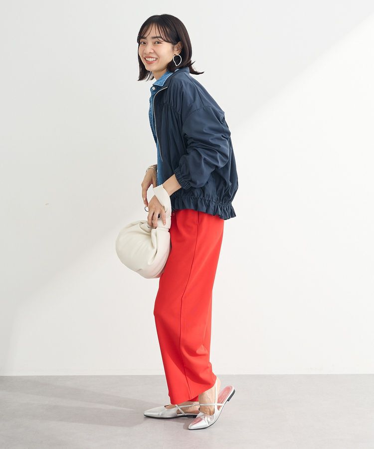 armonia「ギャザーナイロンブルゾン」|ブルゾン・スタジャン|