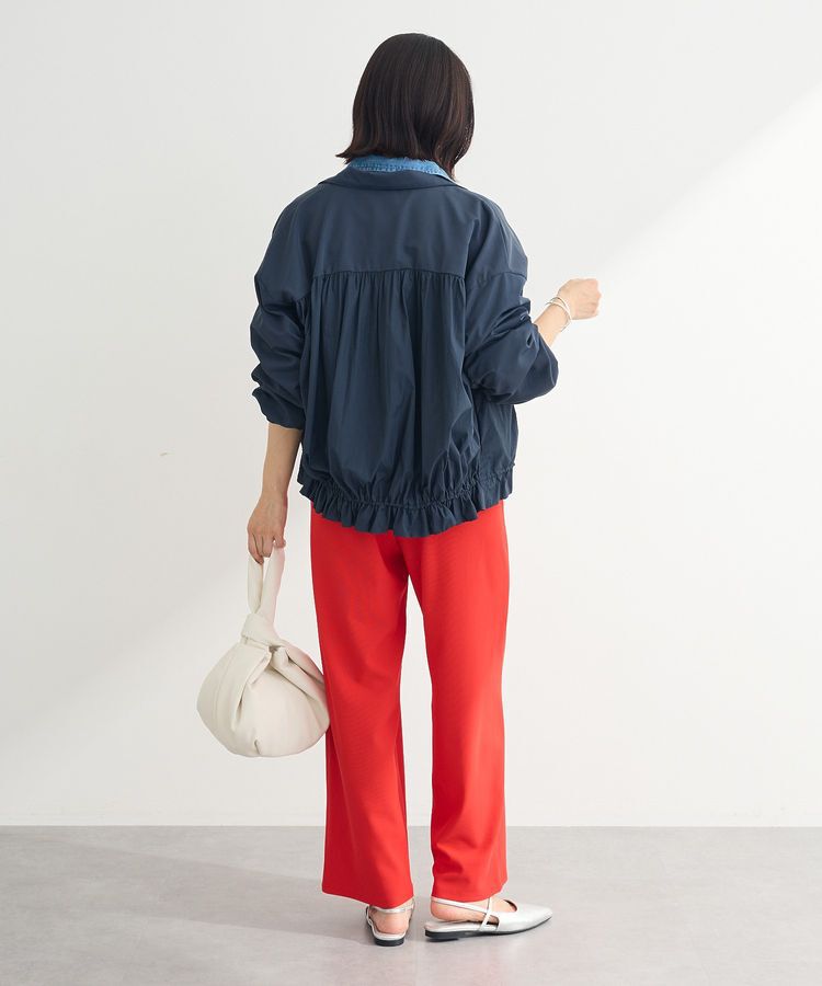 armonia「ギャザーナイロンブルゾン」|ブルゾン・スタジャン|