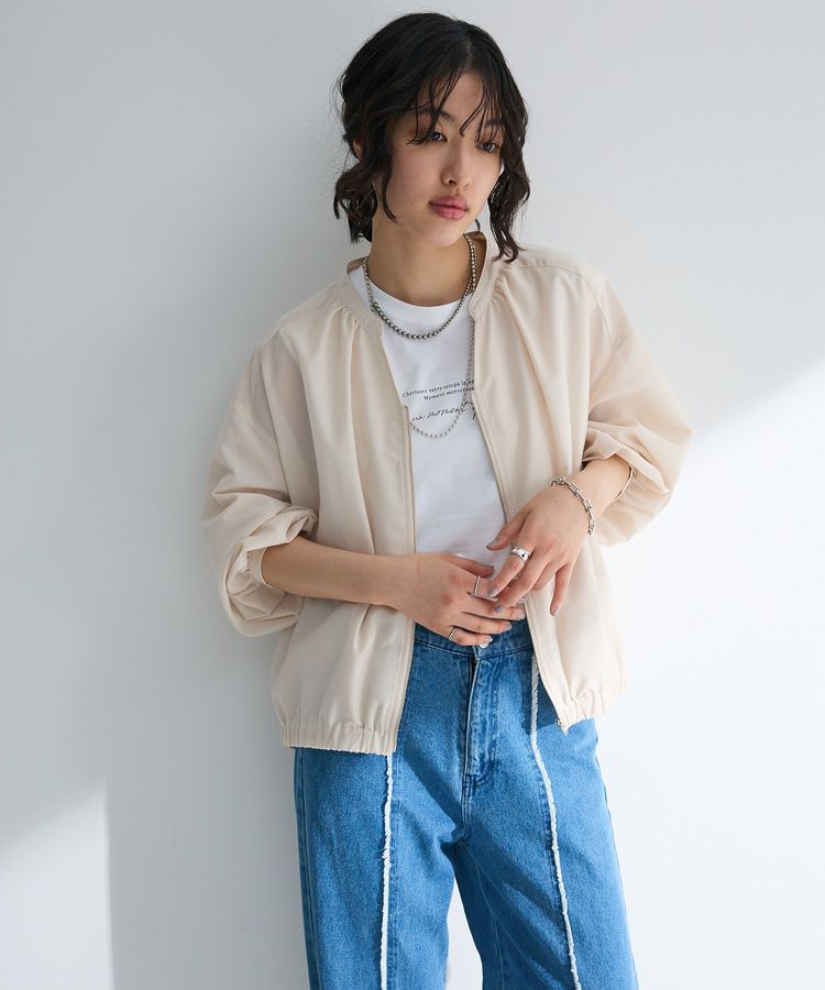 Green Parks「イージーケア シャツブルゾン」|ブルゾン・スタジャン|