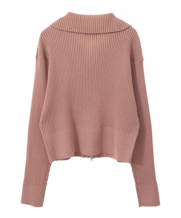 armonia「配色リブZipニットカーディガン」|カーディガン|