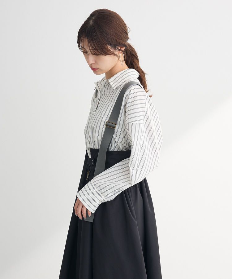 Green Parks「・DOUBLE FLAGS サスペンダーミリタリースカート」|スカート|