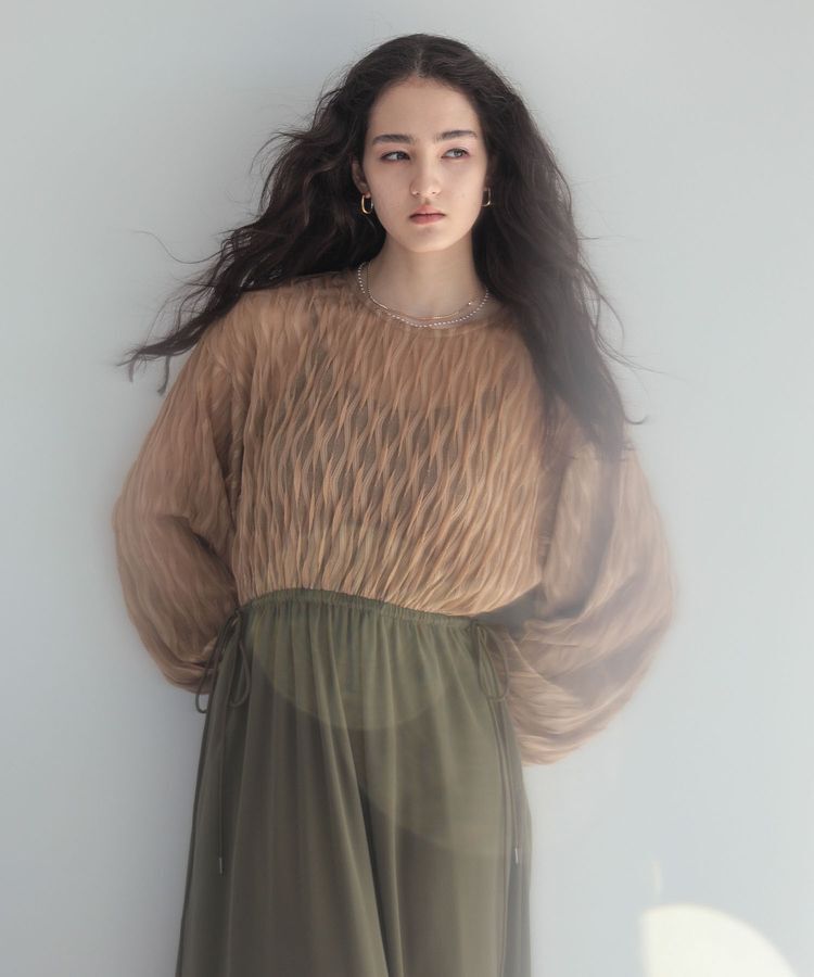 Green Parks「■ESCAR ハイブリットフレアワンピース」|ワンピース|