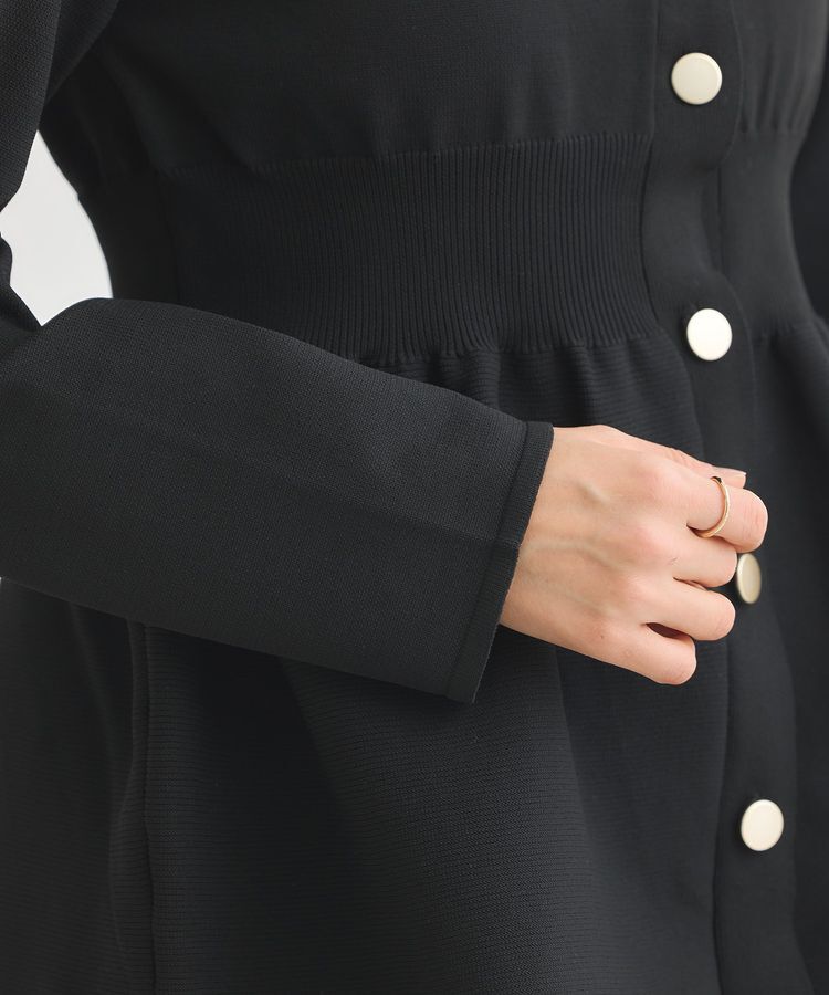 Green Parks「・ANDSEARCH ペプラムニットカーディガン」|カーディガン|