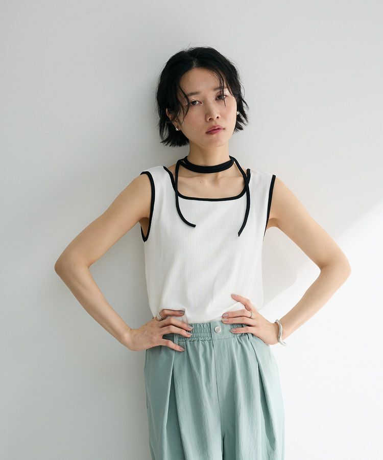 Green Parks「チョーカー付きタンクトップ」|インナー|