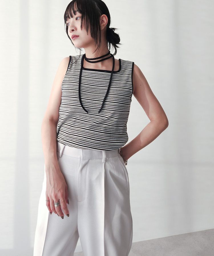 Green Parks「チョーカー付きタンクトップ」|インナー|