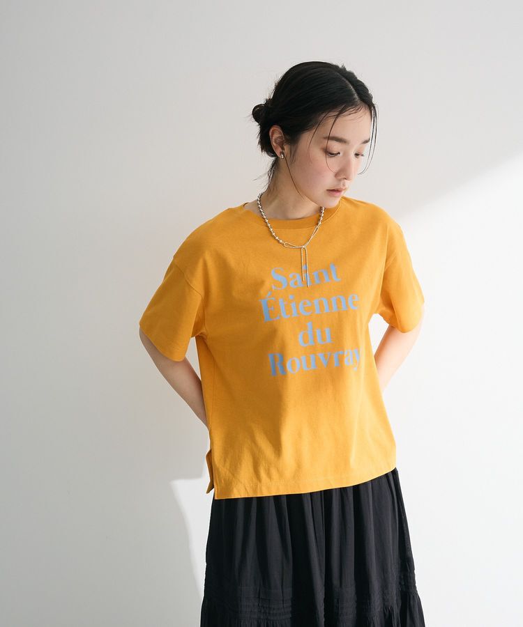 Green Parks「多段フェミニンロゴボックスTシャツ」|Tシャツ・カットソー|