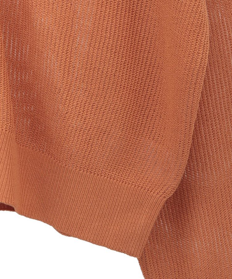 Green Parks「衿つきメッシュニットプルオーバー」|ニット・セーター|