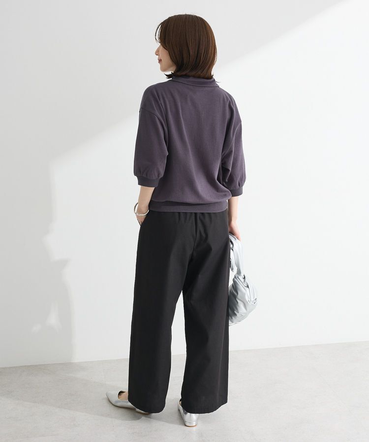 Green Parks「7分袖ハーフZIPプルオーバー」|スウェット・ジャージ|