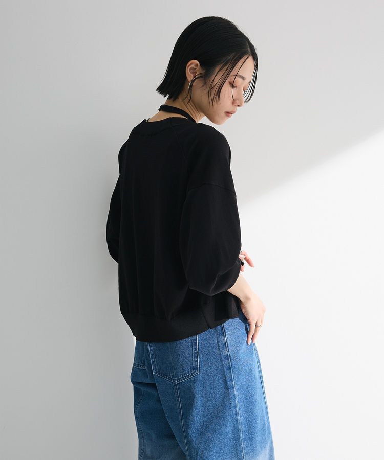 Green Parks「フロントZIPニットカーディガン」|カーディガン|