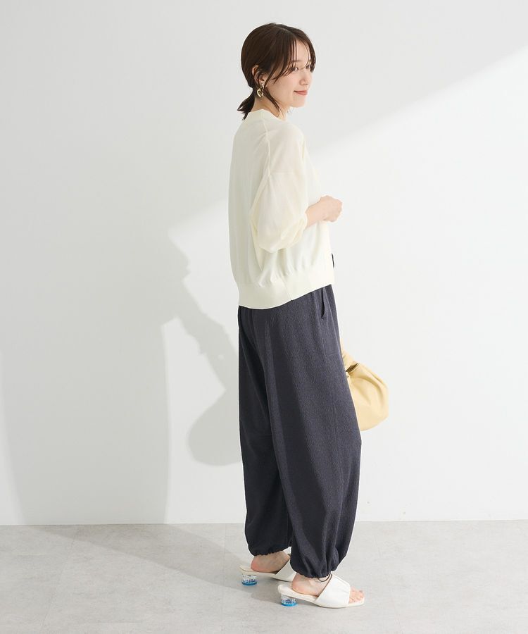 Green Parks「フロントZIPニットカーディガン」|カーディガン|