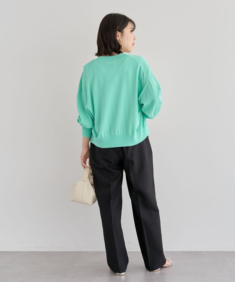 Green Parks「フロントZIPニットカーディガン」|カーディガン|