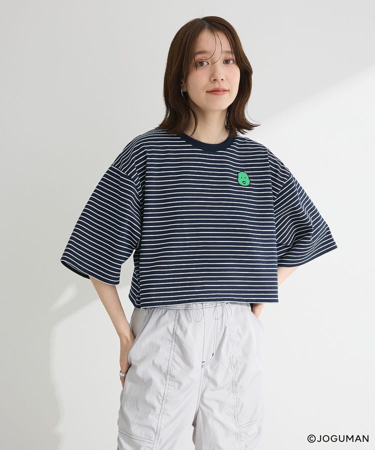 Green Parks「ジョグマン/ボーダーワイドショートTシャツ」|Tシャツ・カットソー|