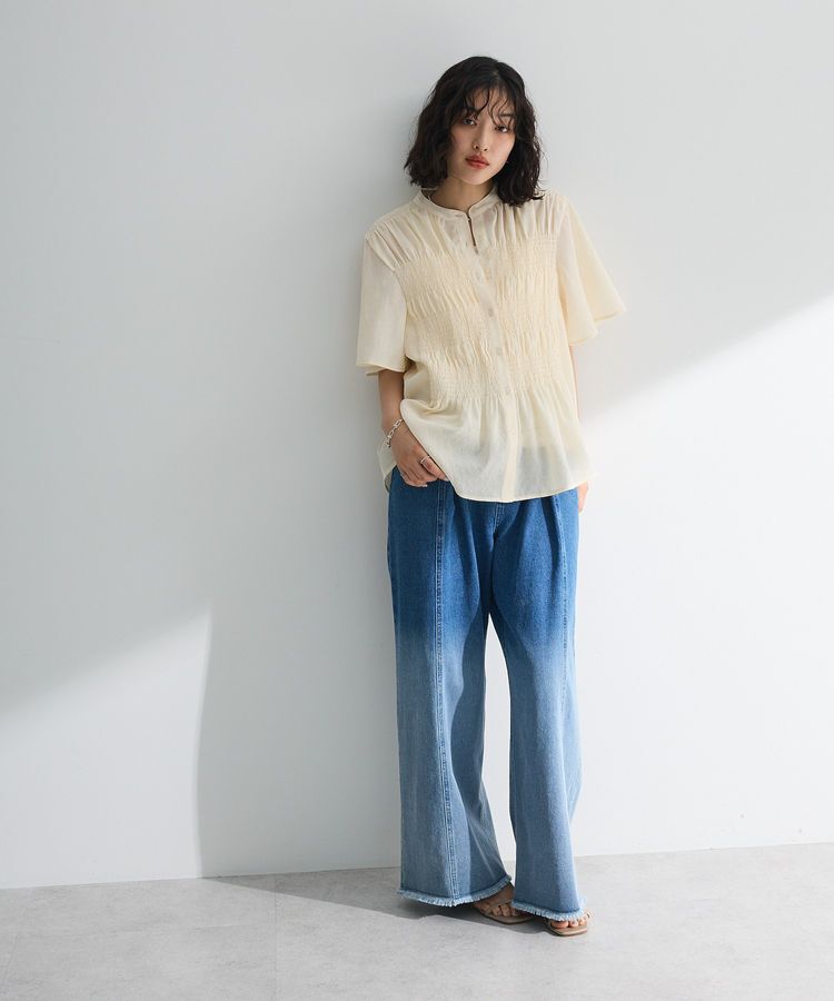 armonia「SET2点マジョリカシャーリングブラウス＋タンク」|シャツ・ブラウス|