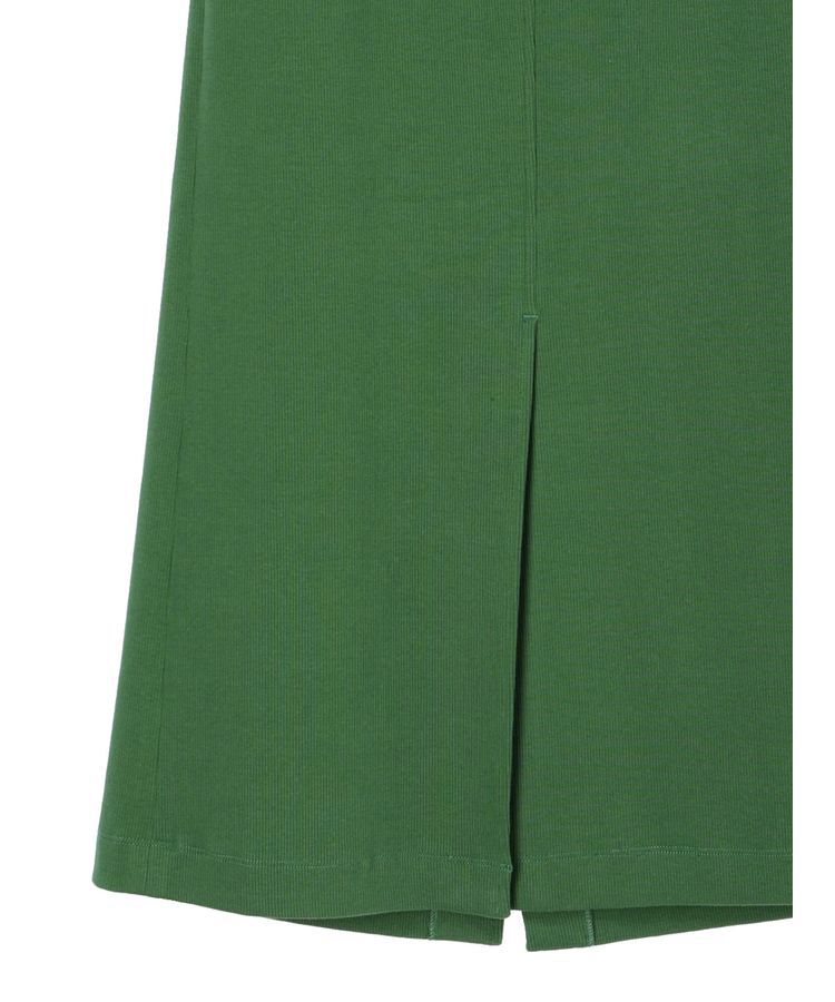 YECCA VECCA「コットンリブロングスリットスカート」|スカート|