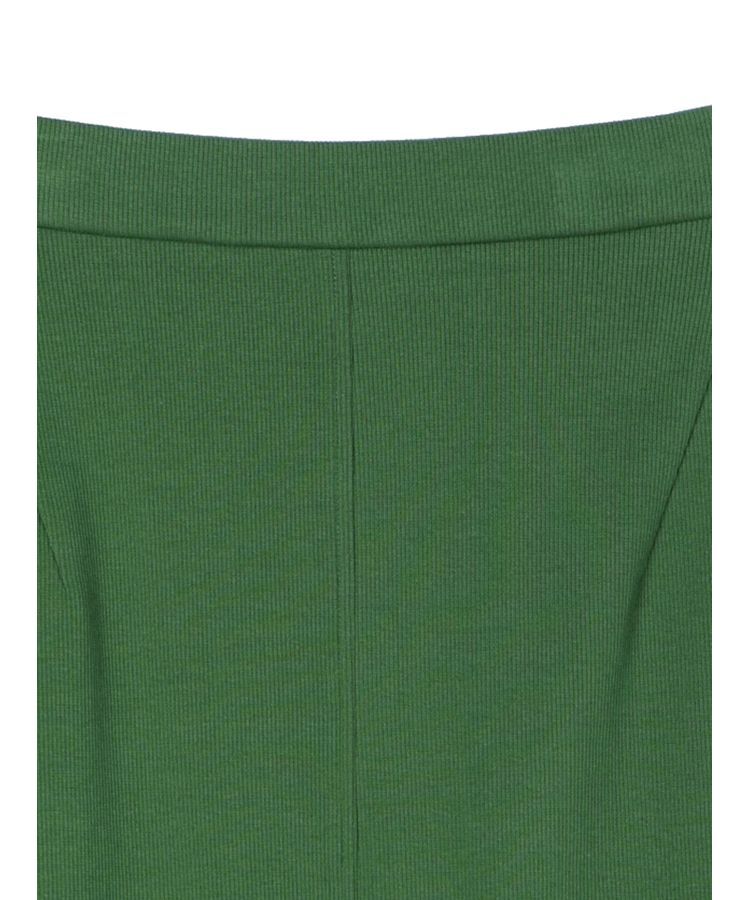 YECCA VECCA「コットンリブロングスリットスカート」|スカート|