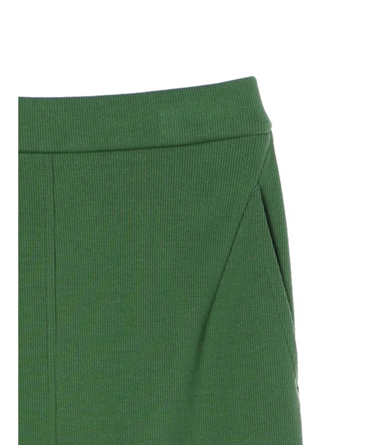 YECCA VECCA「コットンリブロングスリットスカート」|スカート|